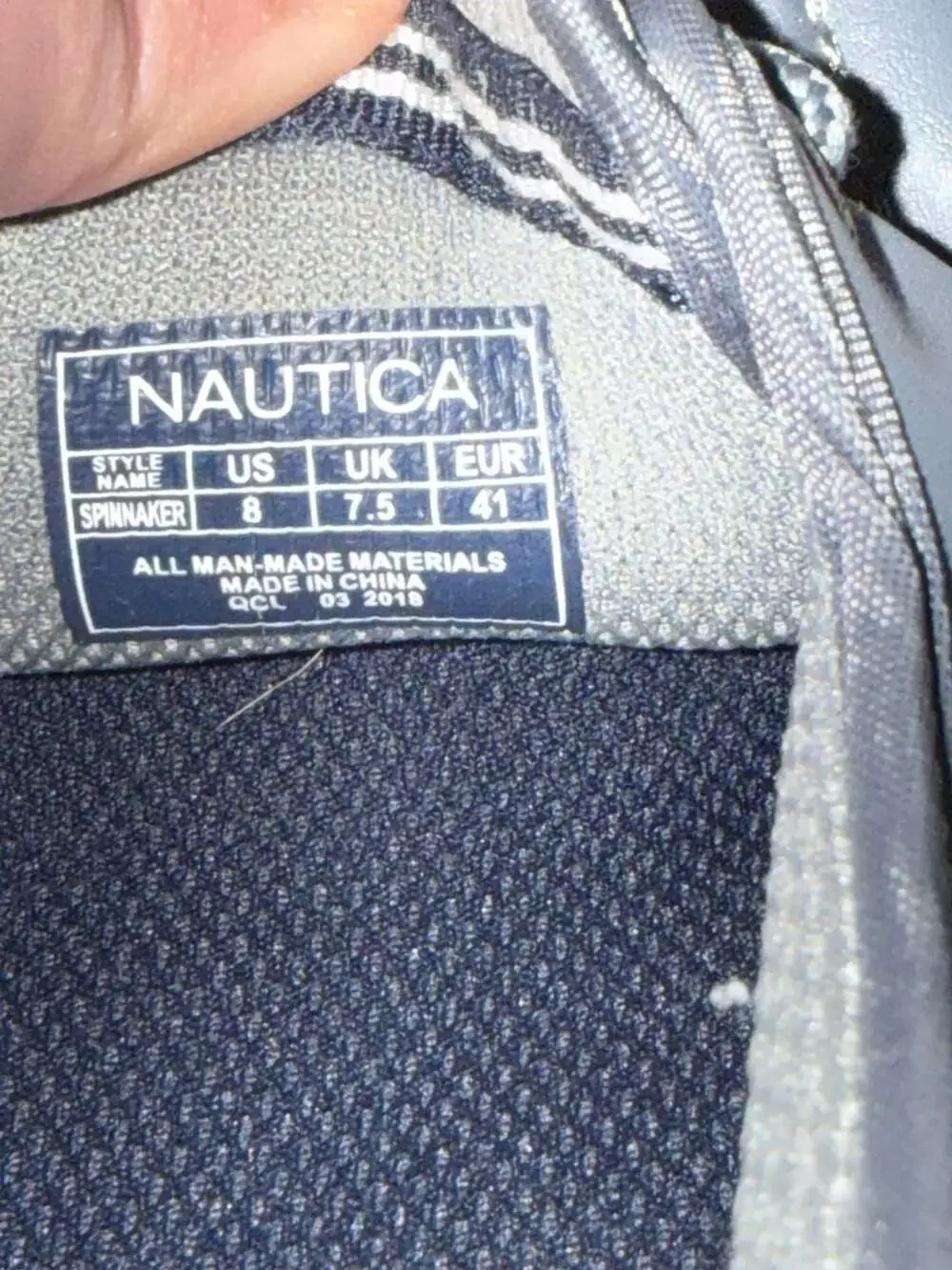 Nautica Spinnaker Men's Gray Boat Shoes Size 8